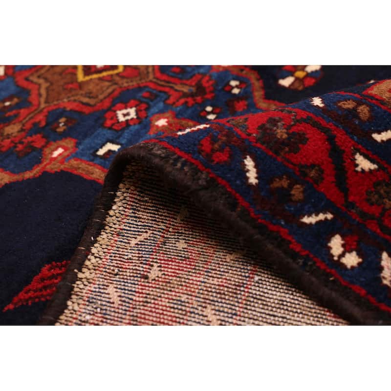 ECARPETGALLERY Hand-knotted Anadol Dark Navy Wool Rug - 4'3 x 6'9