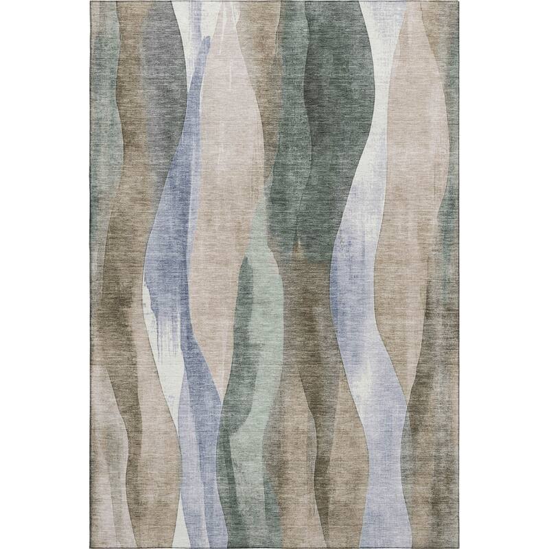 Premium Washable Super Soft Modern Stripe Mayfield Rug
