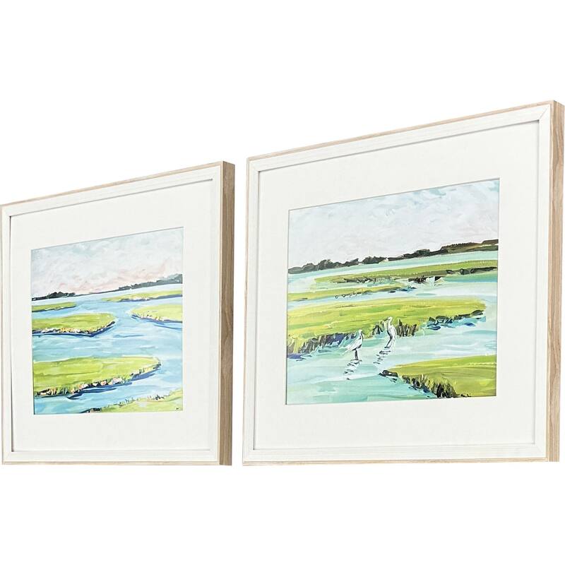Paragon Dusky Marsh Framed Art - Set of 2
