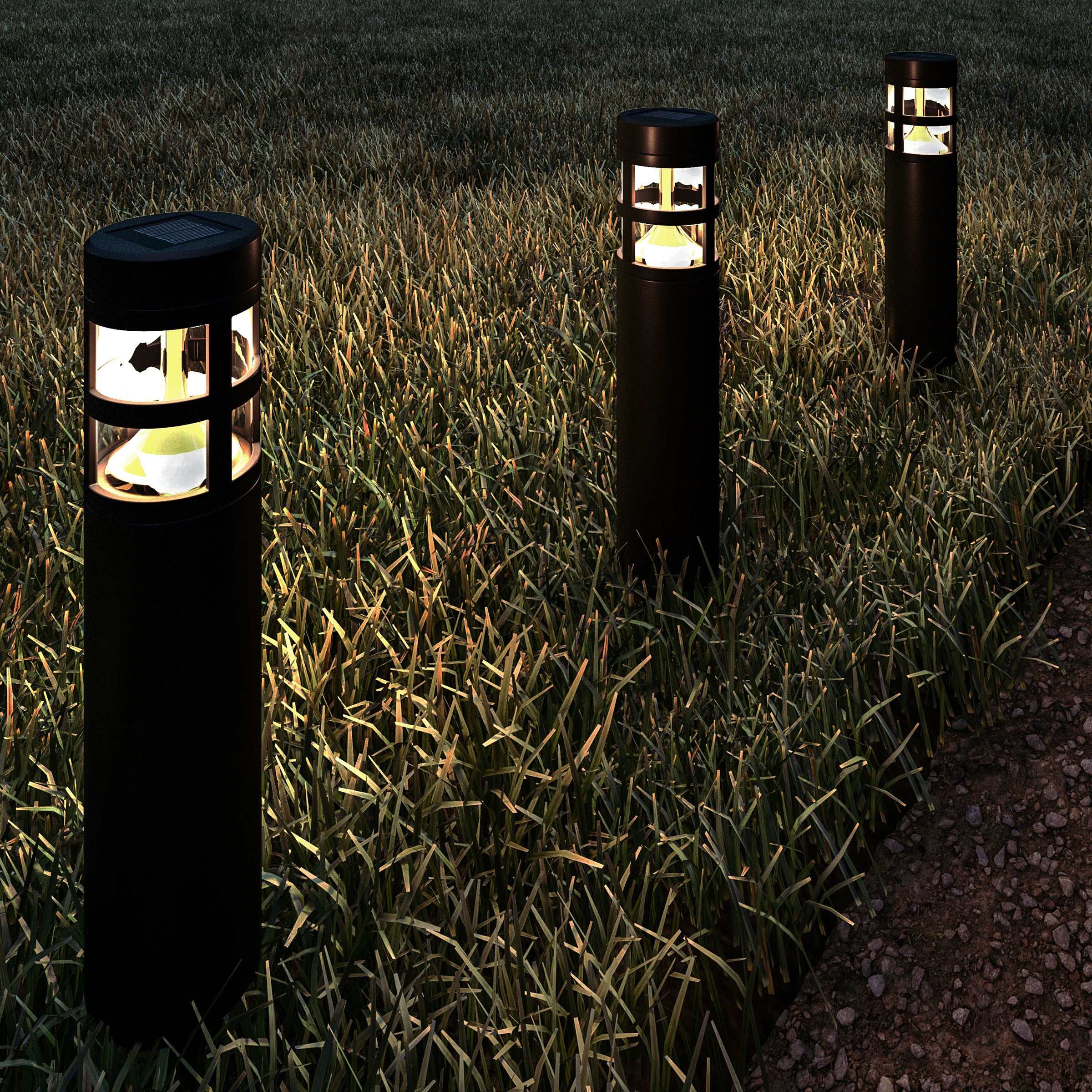Solar path bollard lights sale