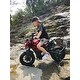 preview thumbnail 11 of 29, Kids ride on motorcycle, 12V Electric Dirt Bike with Training Wheels Red