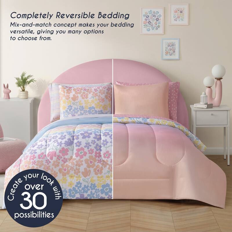 Floral Juvenile Bed in a Bag