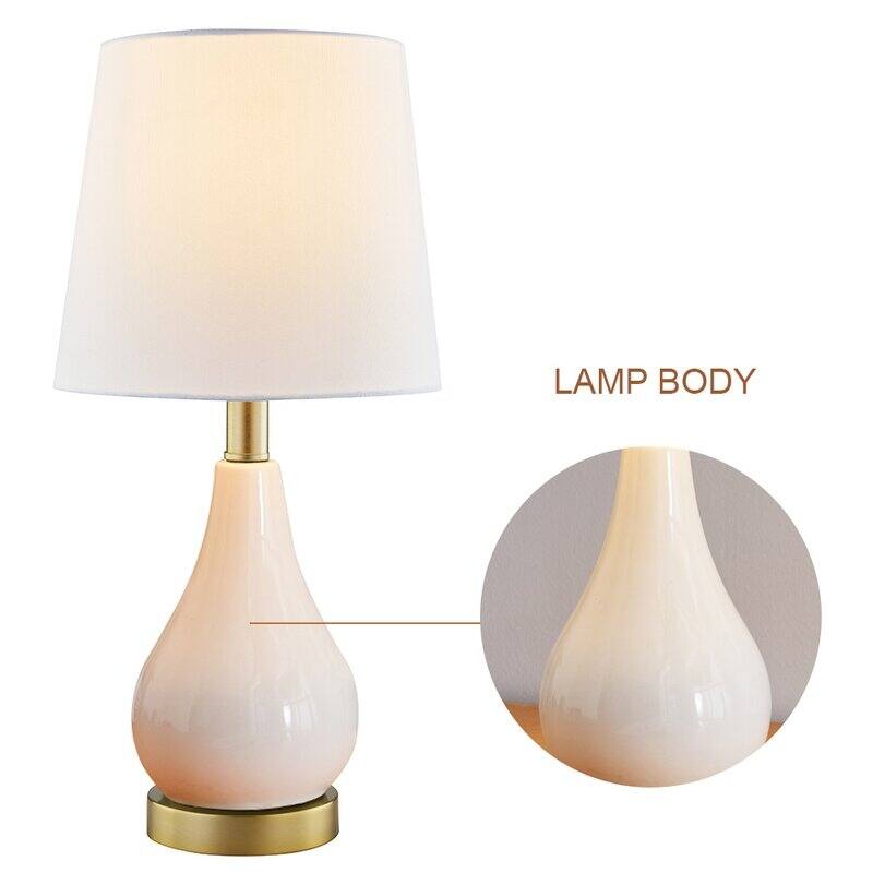 17.5" Table Lamp Set with USB (Set of 2)
