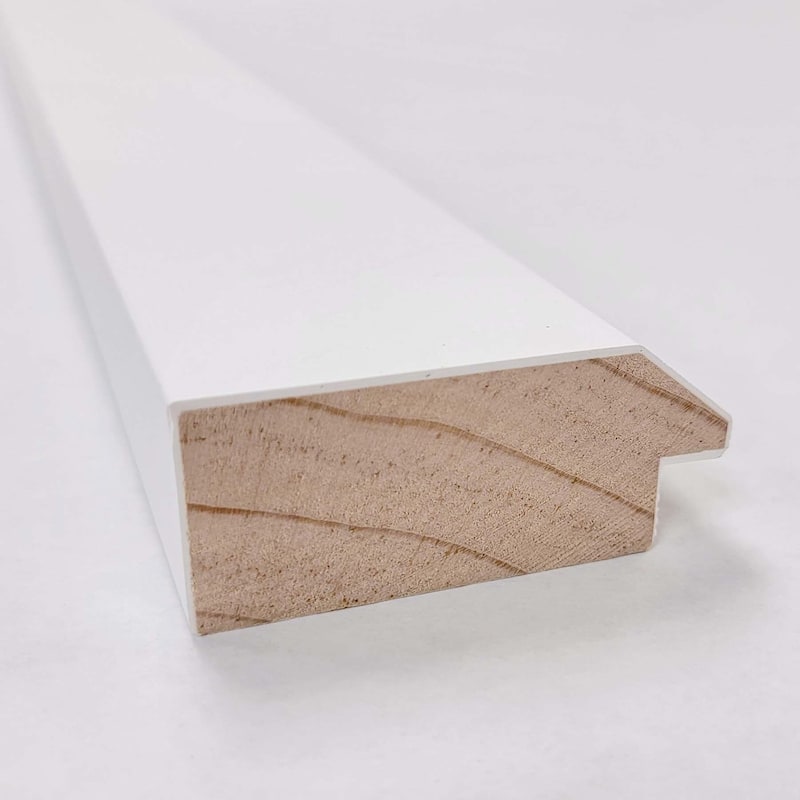 Blanco White Wood Framed White Bulletin Board, Organization Board, Pin Board