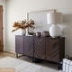 preview thumbnail 86 of 85, Nathan James Enloe Rustic Doors Metal Base Free Standing Modern Storage Cabinet for Entryway
