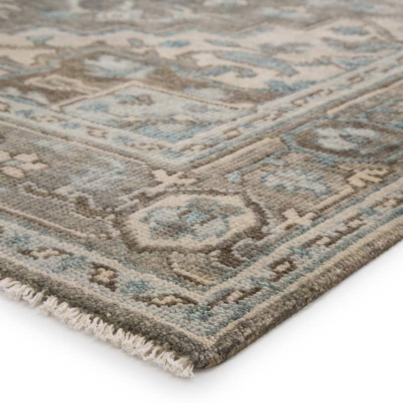 Winter Hand-Knotted Medallion Area Rug