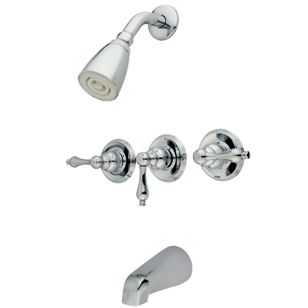Magellan Three-Handle Tub and Shower Faucet