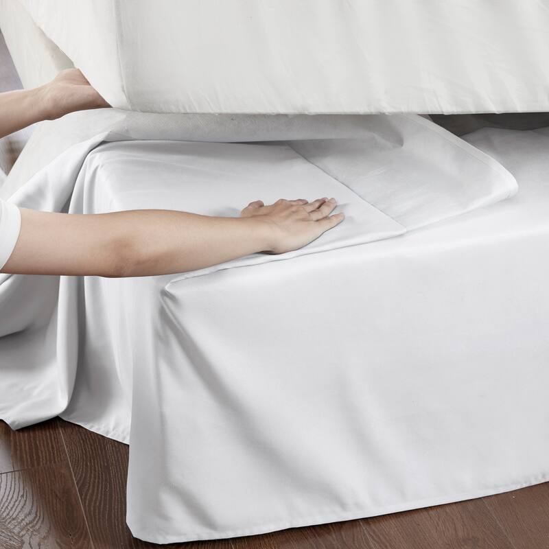 Madison Park Simple Fit Wrap Around Adjustable 26-inch Drop Bedskirt