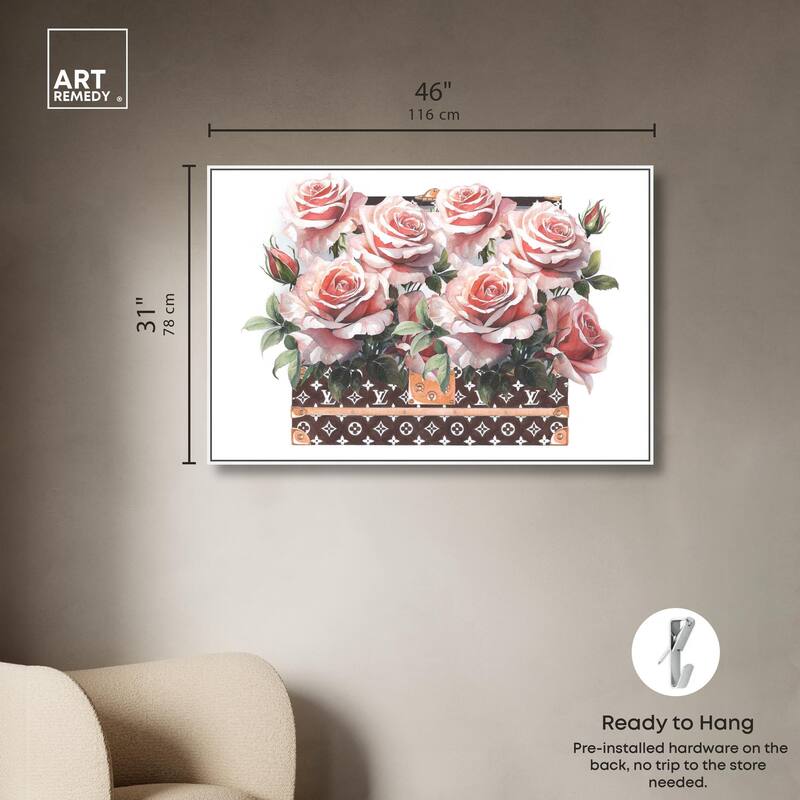 Doll Memories - Stylish Roses Canvas by Art Remedy