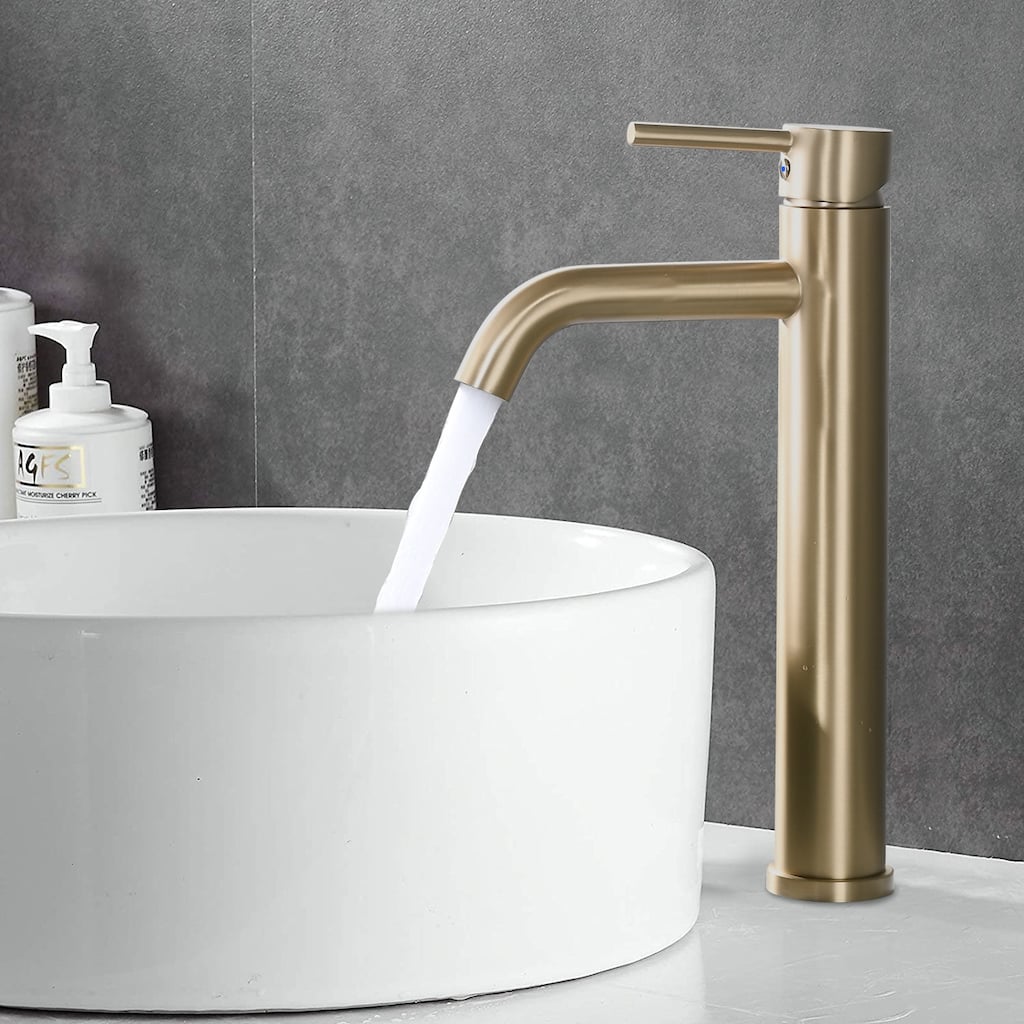 YASINU Bathroom Sink Faucet Single Handle Vessel Sink Faucet