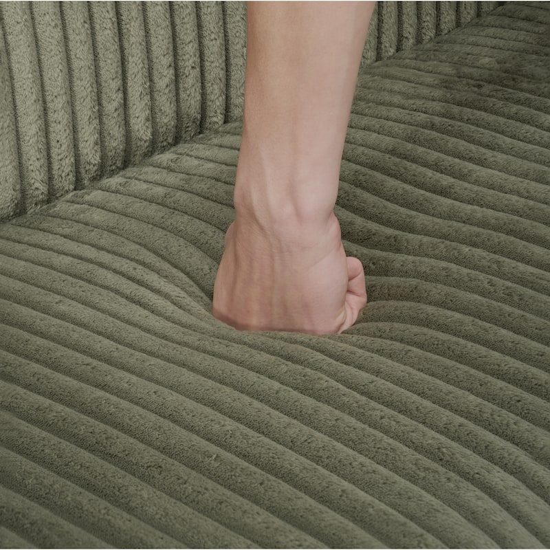 79 inch corduroy sofa bed, foldable double sofa bed