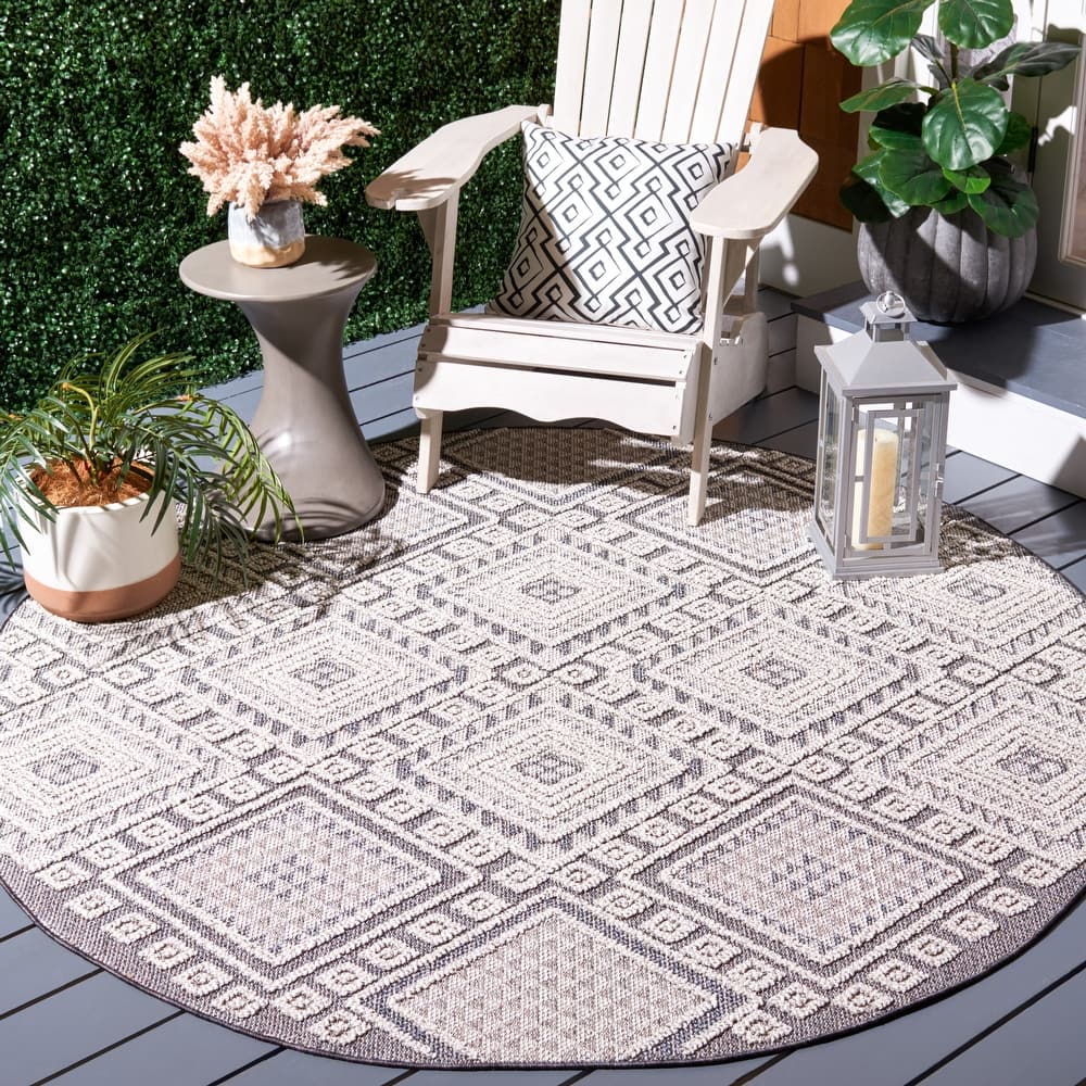 SAFAVIEH Global Sinaida Moroccan Indoor/ Outdoor Waterproof Patio Backyard