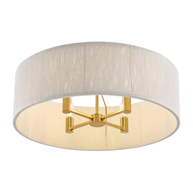 Maynard 4-Light Ceiling Light in Warm Brass