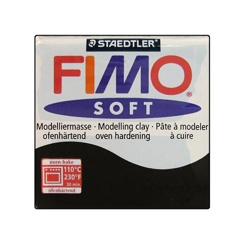Fimo Soft Clay 57gm Black