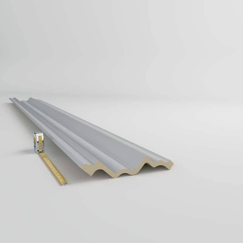 7 3/8"H x 9 5/8"P x 12"F x 96"L Ethan Crown Moulding - 1-Pack