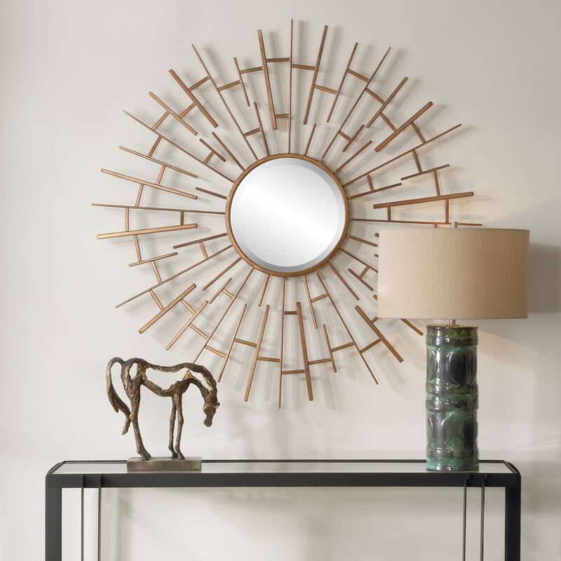 Uttermost 09995 Tangled 46" Diameter Circular Framed Bathroom Mirror