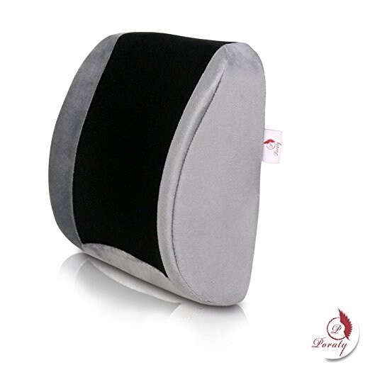Shop Orthopedic Memory Foam Lumbar Lower Back Cushion ...