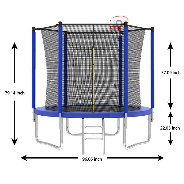 Spacious Design Trampoline Solid Base Structure, Safety Pad For Kid