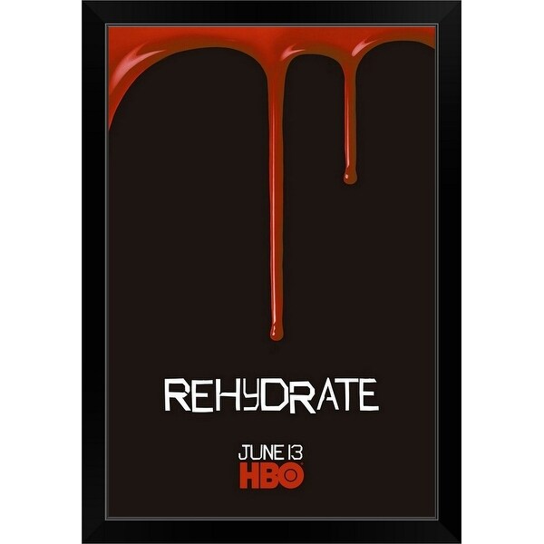 "True Blood - TV Poster" Black Framed Print