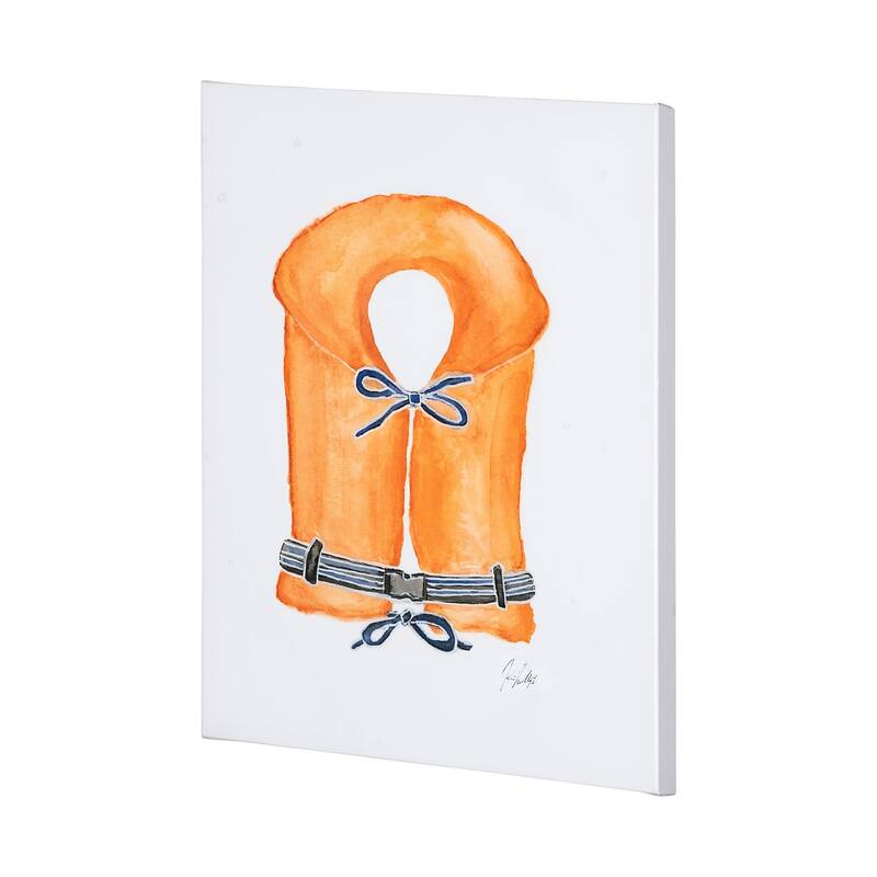 Lifejacket II (27 x 36) Canvas Art Print