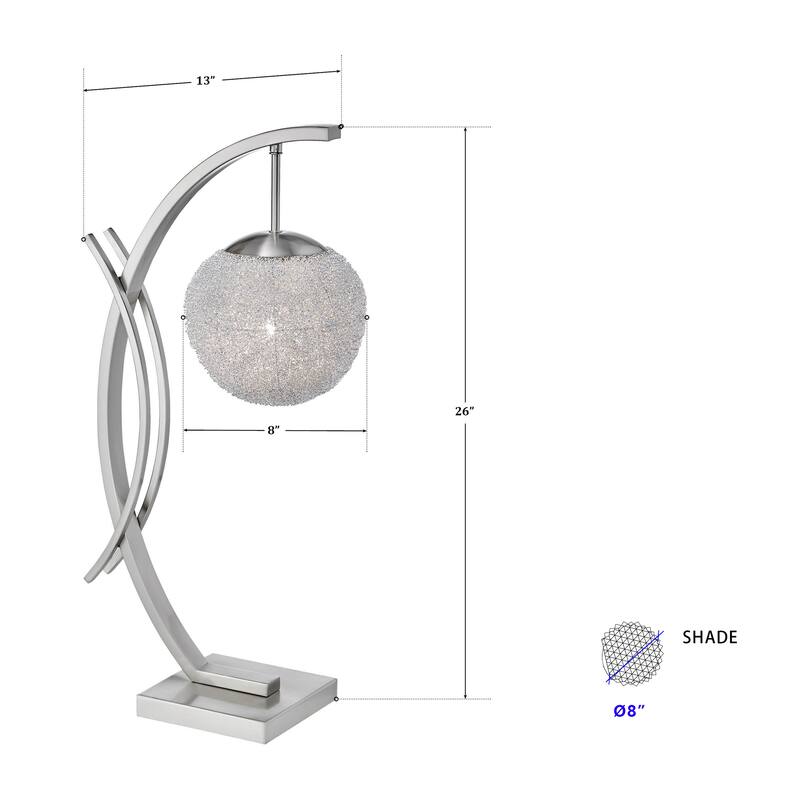 Phelps 1-Orb Accent Table Lamp