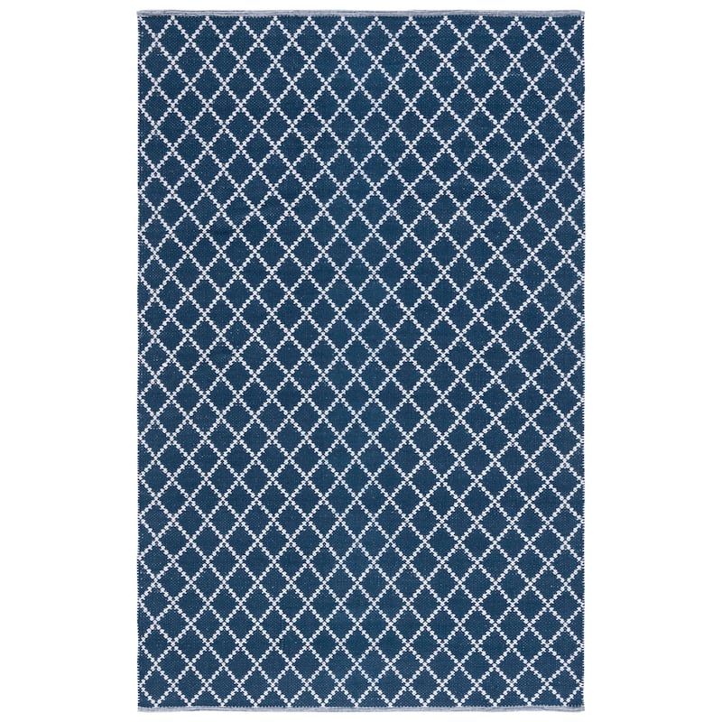 SAFAVIEH Handmade Flatweave Montauk Rhonwen Trellis Cotton Rug