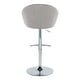 preview thumbnail 30 of 84, Porch & Den Livesey High Back Adjustable Bar Stool with Rounded T Footrest (Set of 2)