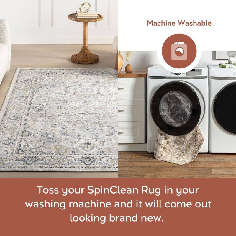 Nuloom Cady SpinClean Machine Washable Transitional Area Rug