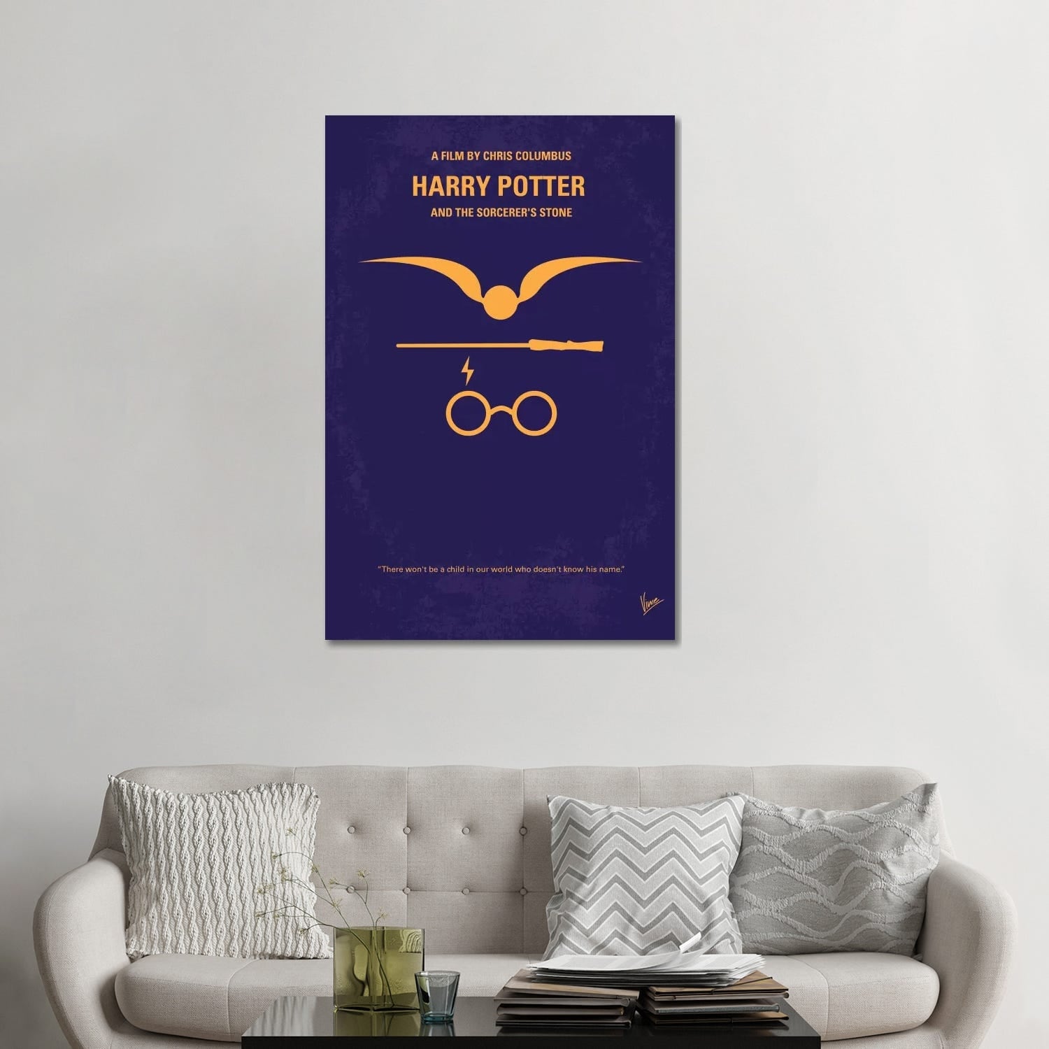 Harry Potter Minimalist Movie Poster, All Home Prints