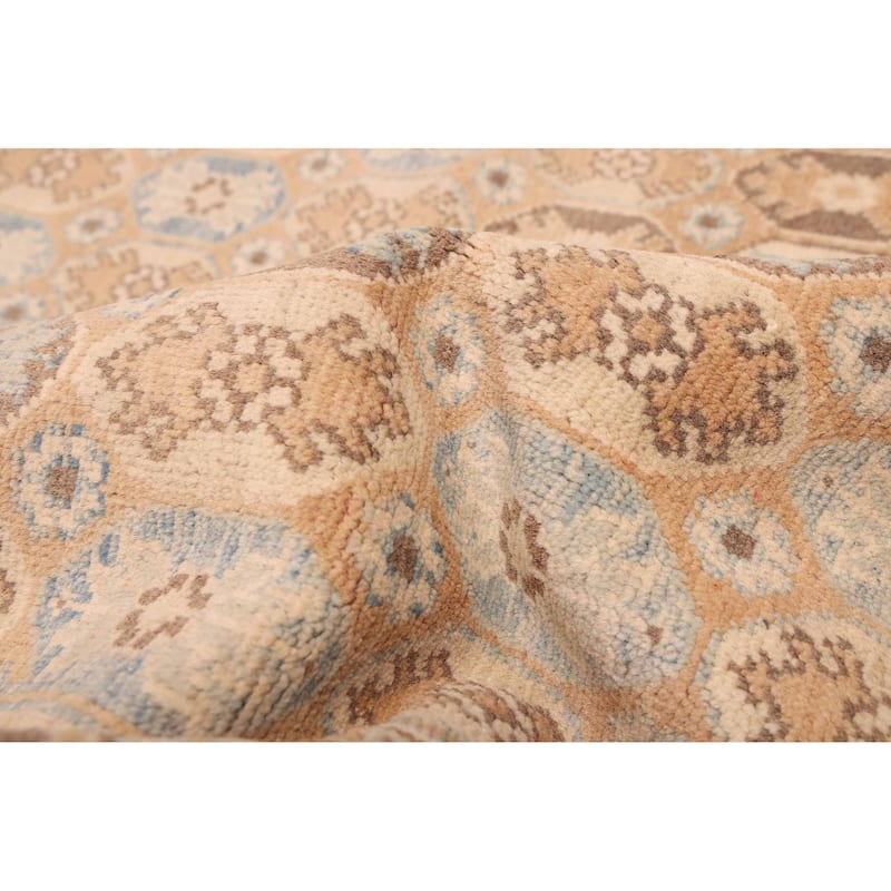 ECARPETGALLERY Hand-knotted Finest Ghazni Brown Wool Rug - 9'0 x 12'4