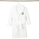 preview thumbnail 20 of 100, Sweet Kids 100% Polyester SUPER PLUSH Double Brushed Hooded Bathrobe with Navy Script Monogram