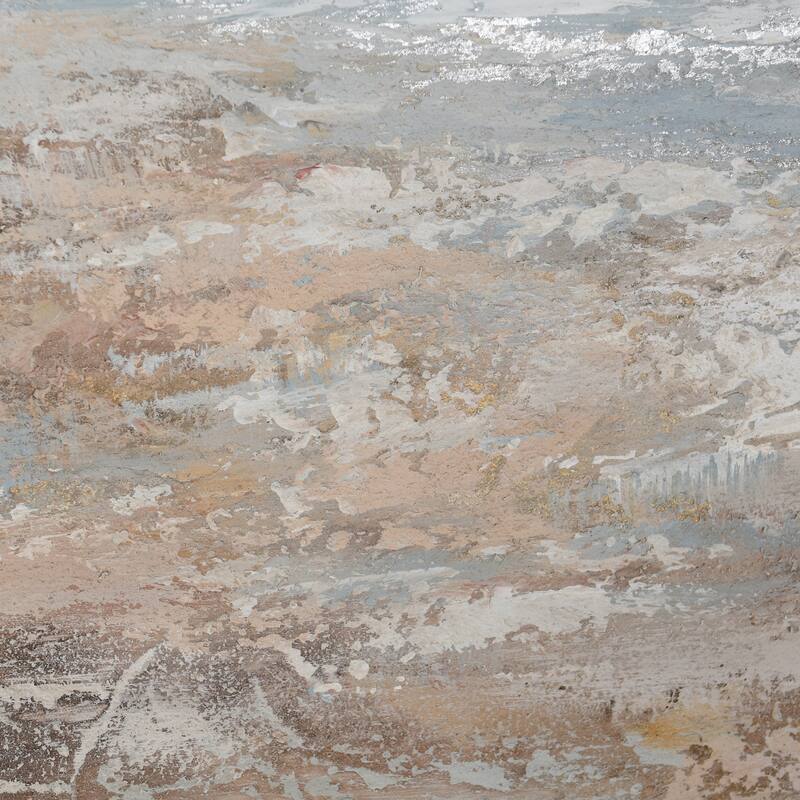 StyleCraft Peaceful Escape Hand-Painted Canvas Wall Art - 50" x 50"