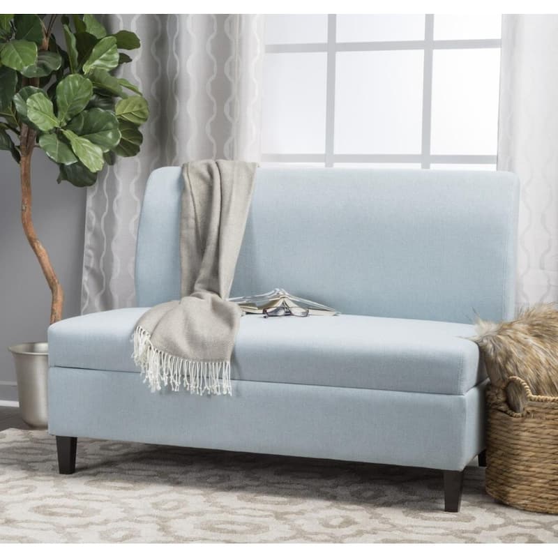 Tovah Fabric Storage Loveseat by Christopher Knight Home