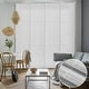 preview thumbnail 1 of 12, GoDear Design Natural Woven Adjustable Sliding Panel Track Blinds, Vertical Blinds, Timeless Series, 45.8"- 86" W x 96" L Zipper