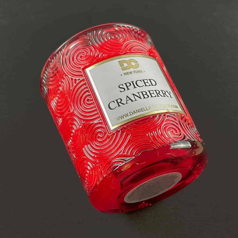 DANIELLA'S CANDLES Spiced Cranberry Classy Candle - 7 oz.