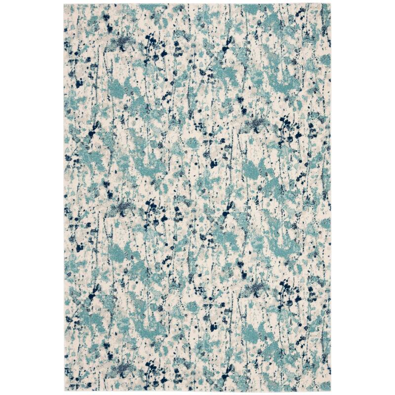 SAFAVIEH Evoke Hallbjorg Vintage Boho Rug - 5'3" x 7'6" - Ivory/Blue