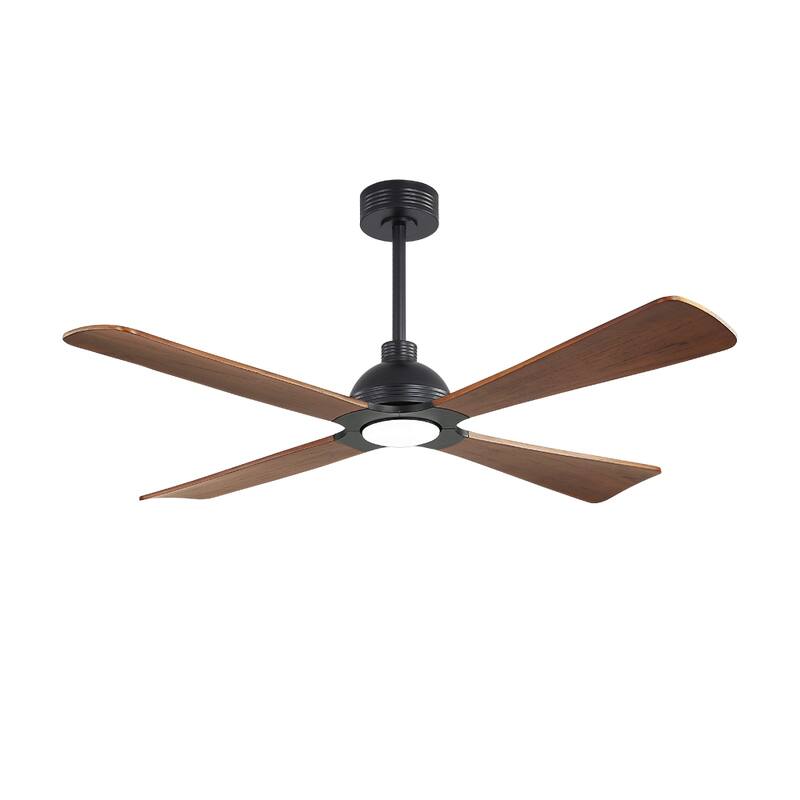 MLiAN 56" 4 Blades Indoor LED Ceiling Fan with Remite Control - 56 inch