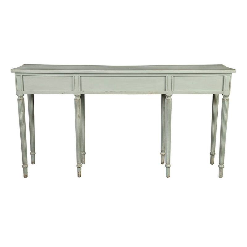 Shapiro 69" Console Table, Distressed Aged