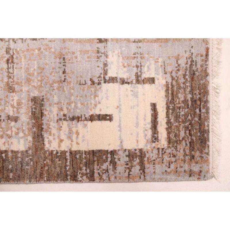 ECARPETGALLERY Hand-knotted Legacy Ivory Wool Rug - 7'11 x 10'2