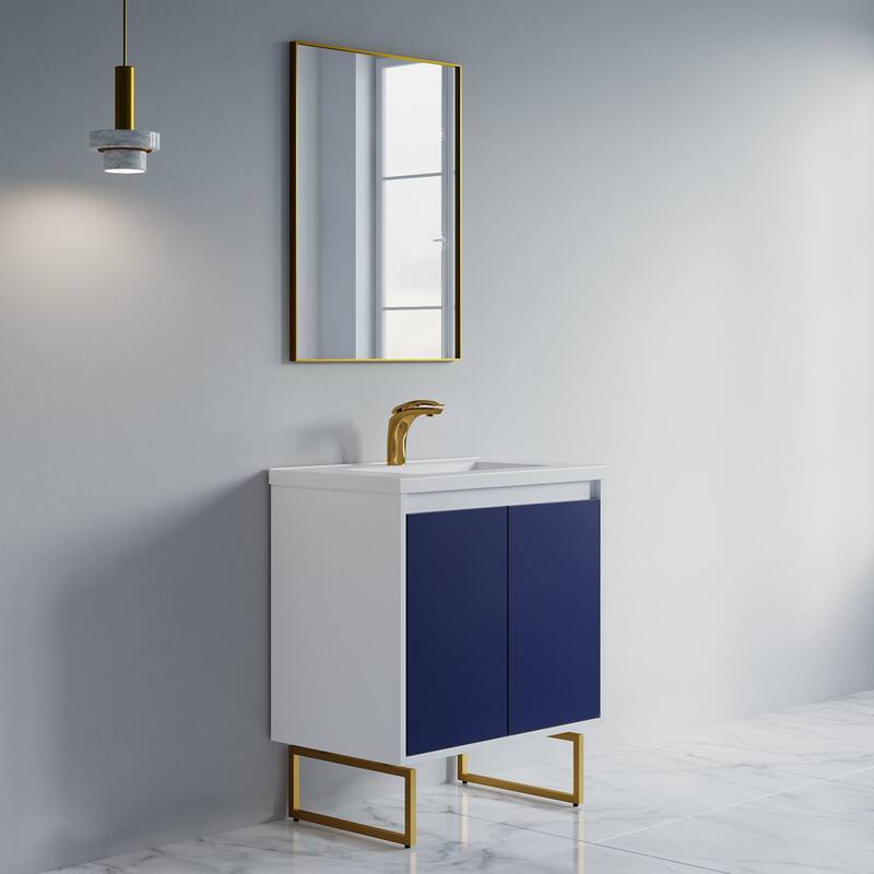 Kennan 30" Single Bathroom Vanity Set with Rectangle Legs