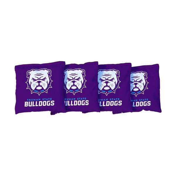 slide 2 of 3, Truman State University TSU Bulldogs Purple Cornhole Bags All-Weather Resin Filled