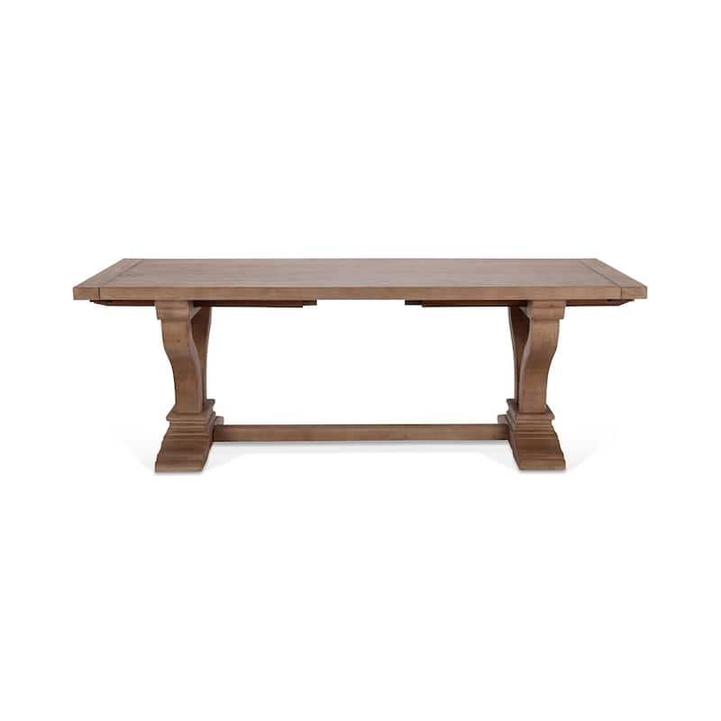 Classic Home Alexander 110" Extendable Reclaimed Pine Dining Table