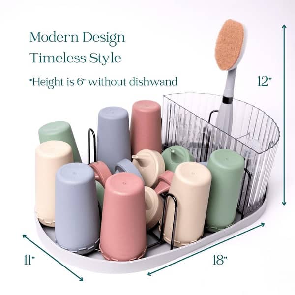 Winnie & Lu Airess Drying Rack - Baby Bottle Drying Rack & Kitchen Organizer