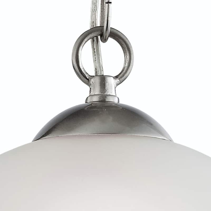 Conway 6-inch Wide 1-Light Mini Pendant in Brushed Nickel - 6in W x 5in D x 7in H