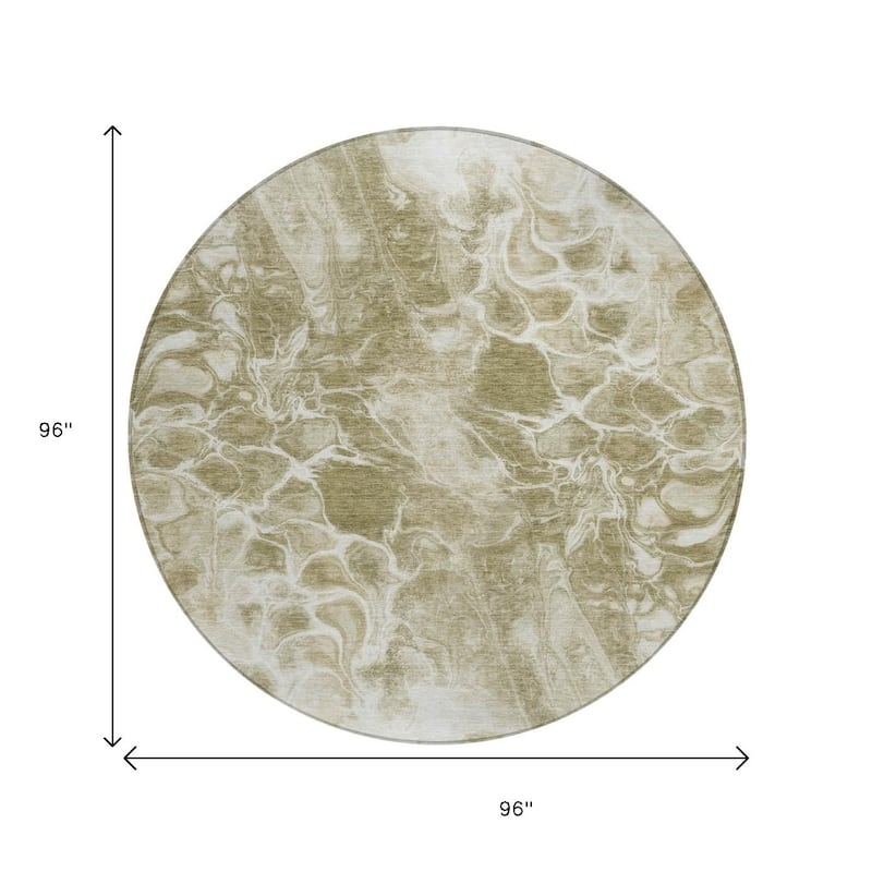 HomeRoots Abstract Transitional Rectangle Outdoor Rug