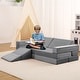preview thumbnail 3 of 22, Modular Kids Couch 12pcs Play Couch with Ball Pit,Toddler Couch for Creative Boys Girls, Convertible Kids Sofa for Playroom