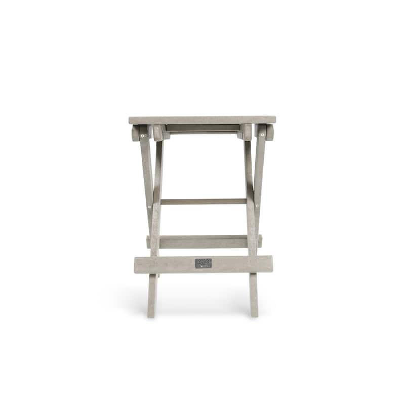 San Juan Fully Assembled All-Weather Recycled HDPE Outdoor Folding Bistro table