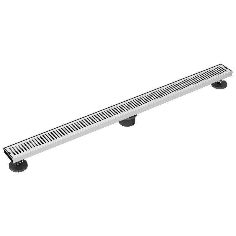 VIGO Elan Linear Shower Drain - 36" L - Chrome