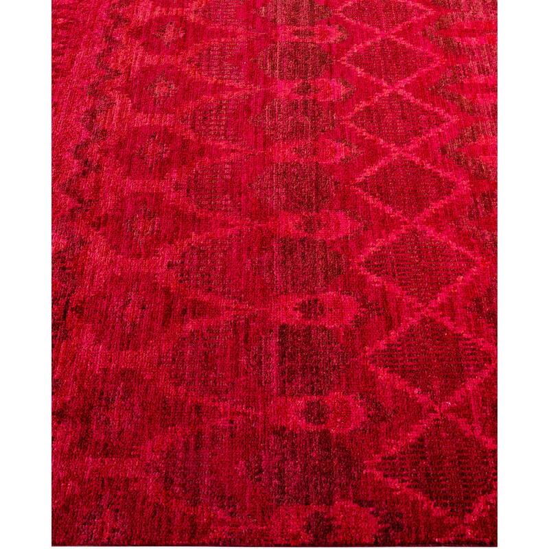 Overdyed One-of-a-Kind Hand-Knotted Area Rug - Pink - 4' 1" x 6' 3"