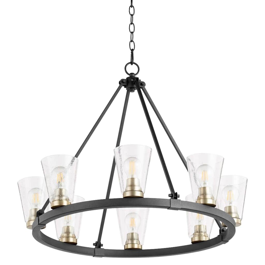 Quorum International 63-8-80 Paxton 8 Light 31" Wide Ring Chandelier